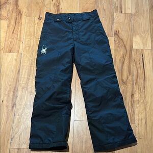 Black Spyder Snow Pants with Logo